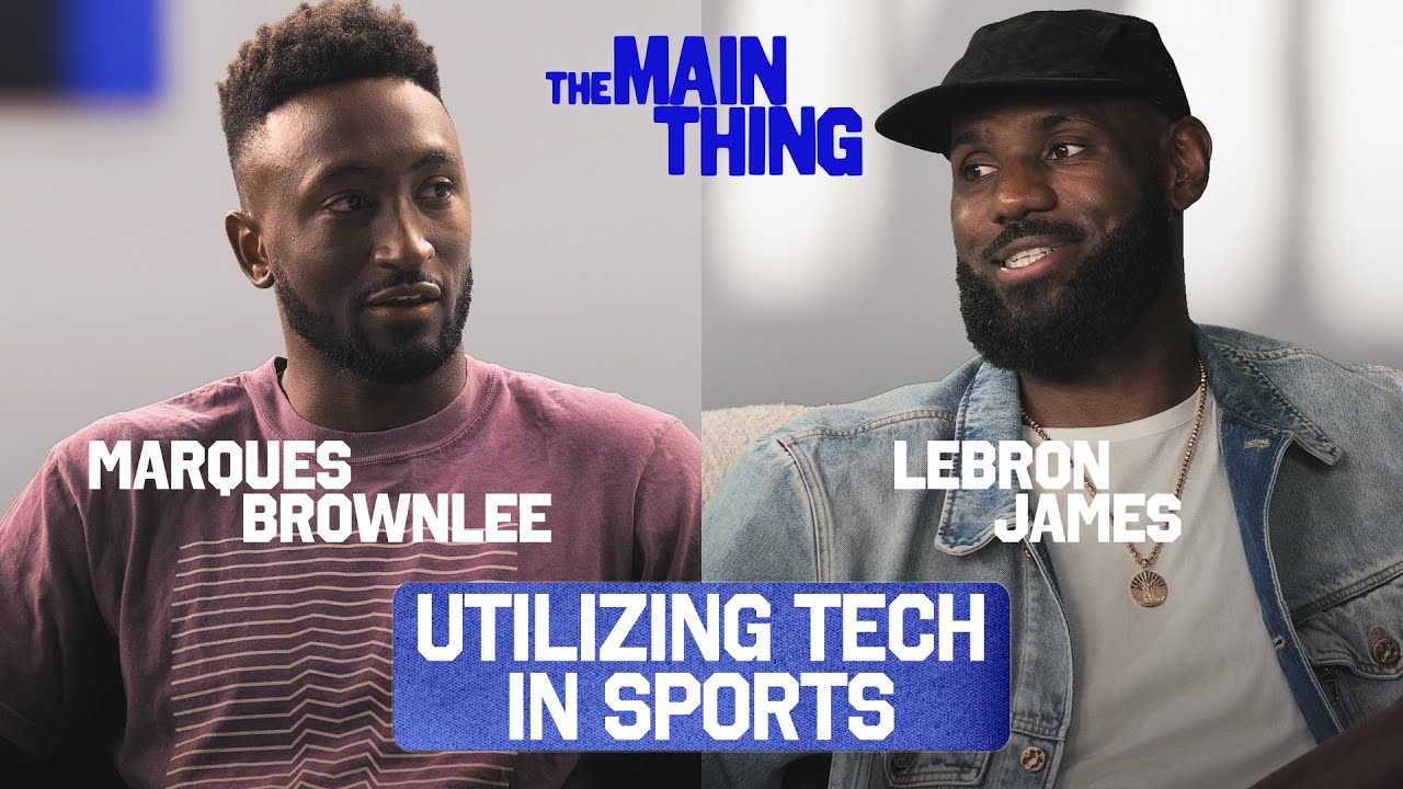 YouTube post by @UNINTERRUPTED for Indeed. Caption reads: LeBron James & Marques Brownlee Discuss the....