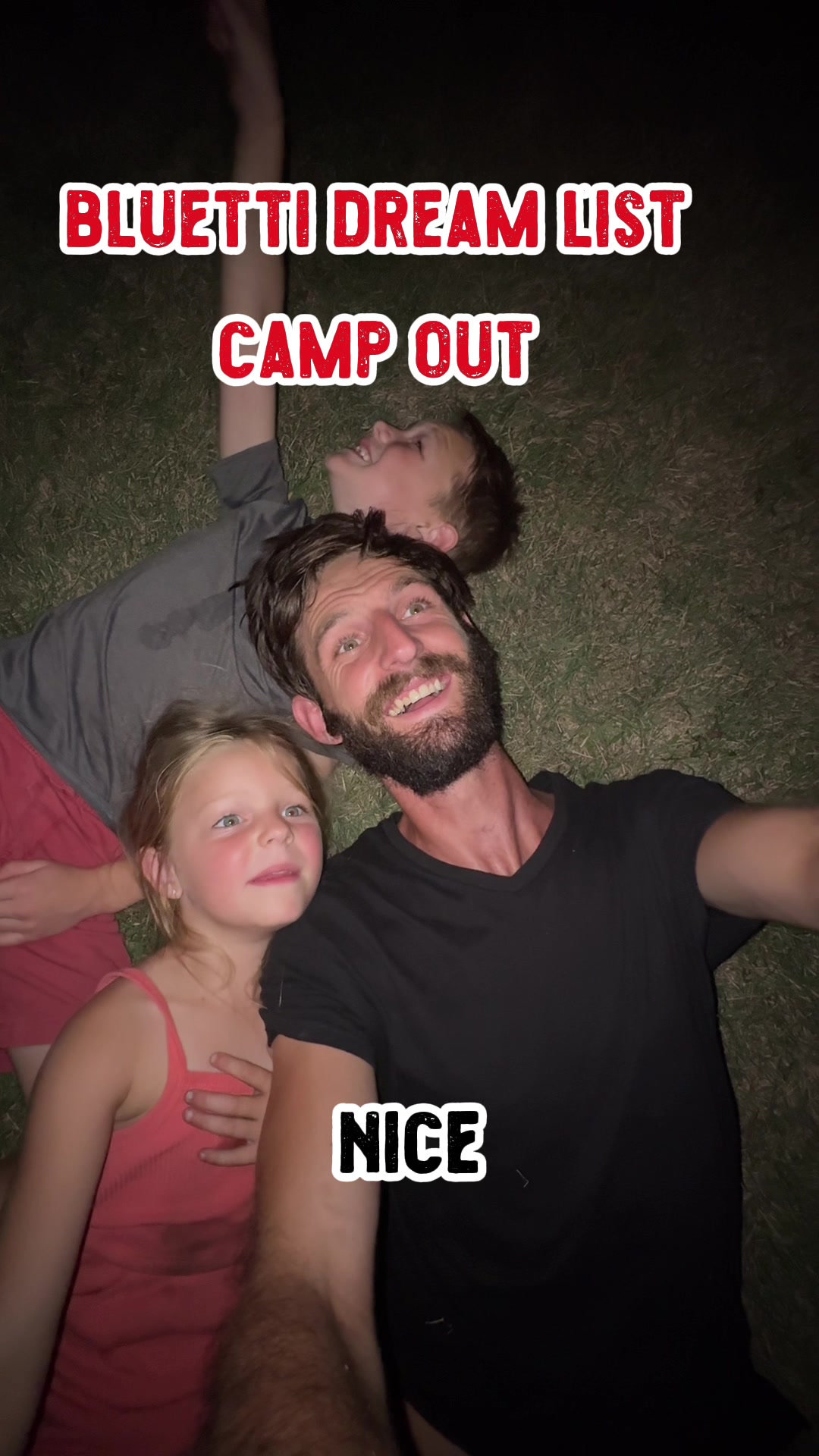 TikTok post by @shilohfarm for BLUETTI. Caption reads: [...] popcorn and blankets, and thanks to the....