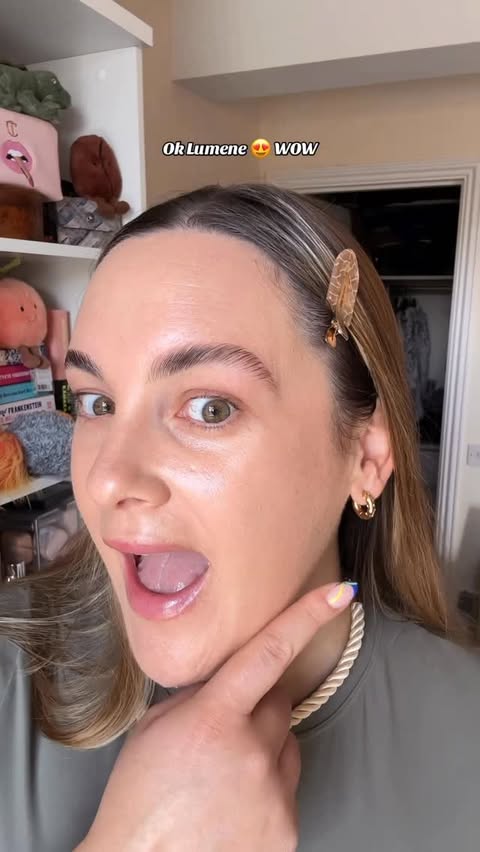 Instagram post by @our_jersey_life for LUMENE. Caption reads: This CC cream from @lumene is incredible, the....