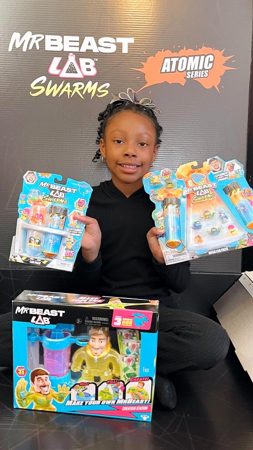 Instagram post by @livroseinspired for MrBeast Lab. Caption reads: [...] Have you heard the TOP SECRET....