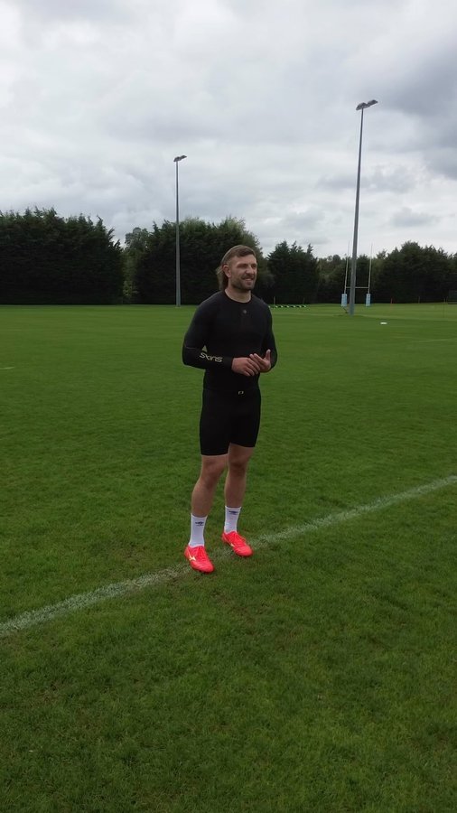 Instagram post by @harrywells93 for SKINS Compression. Caption reads: The perfect compression partner. Take your....