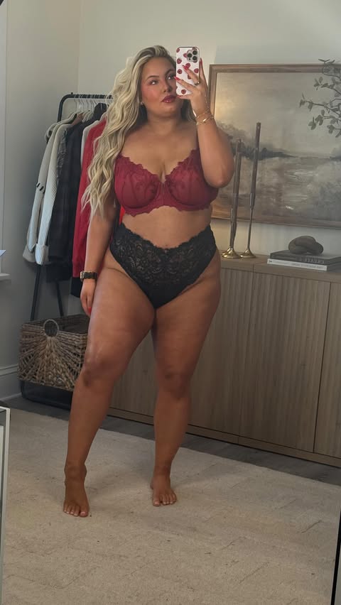 Instagram post by @giannabieros for Lane Bryant. Caption reads: #ad #lanebryantpartner @lanebryant
Cacique by Lane....