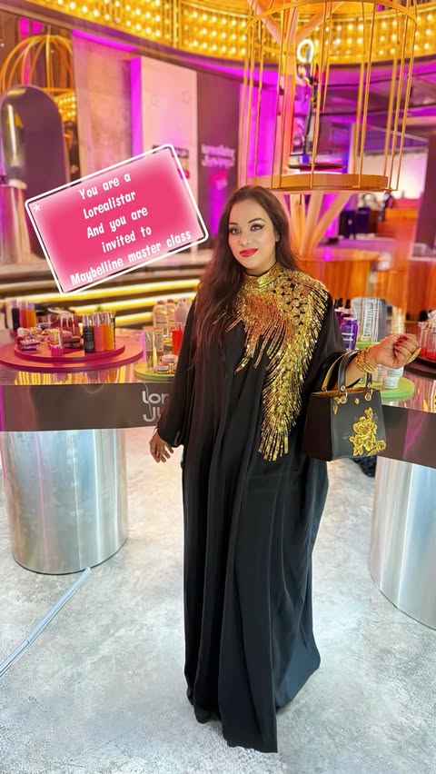 Instagram post by @beenishumair_2020 for Maybelline New York. Caption reads: POV: You’re a L’Oréalistar and you get invited to....