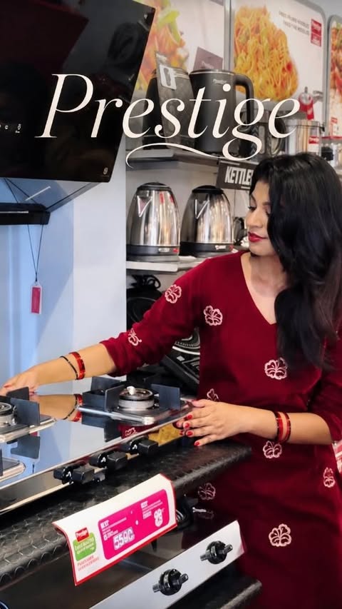 Instagram post by @korean_sonyeo_ for TTK Prestige. Caption reads: [...] off saved the day (and the sadhya).....