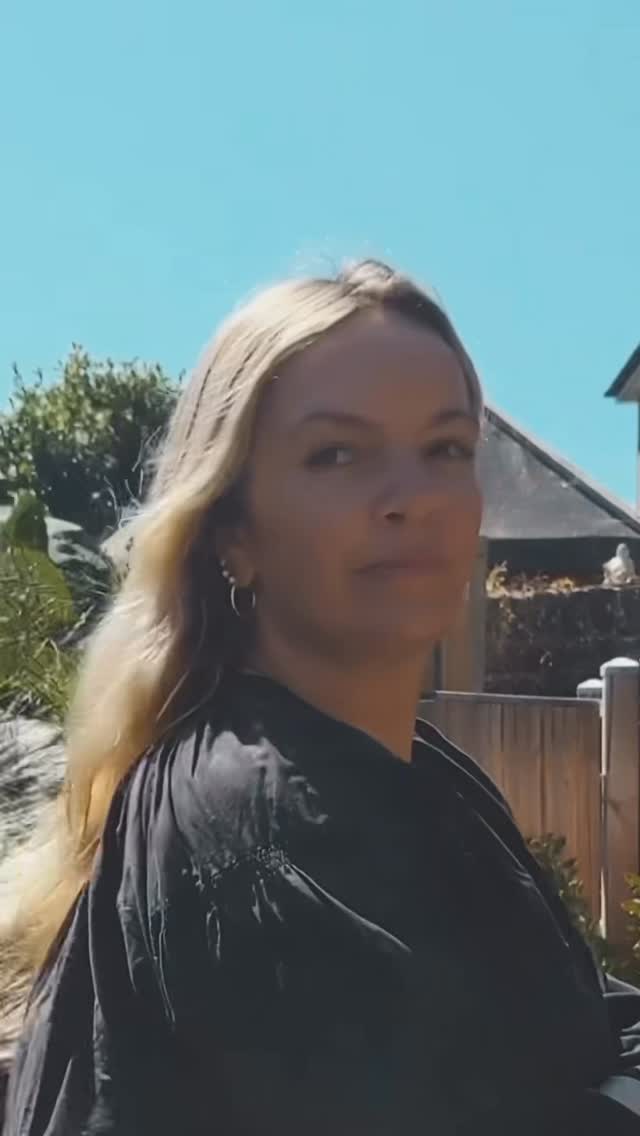 Instagram post by @amybannermanstylist for Davines. Caption reads: My coastal lifestyle has meant that haircare has....