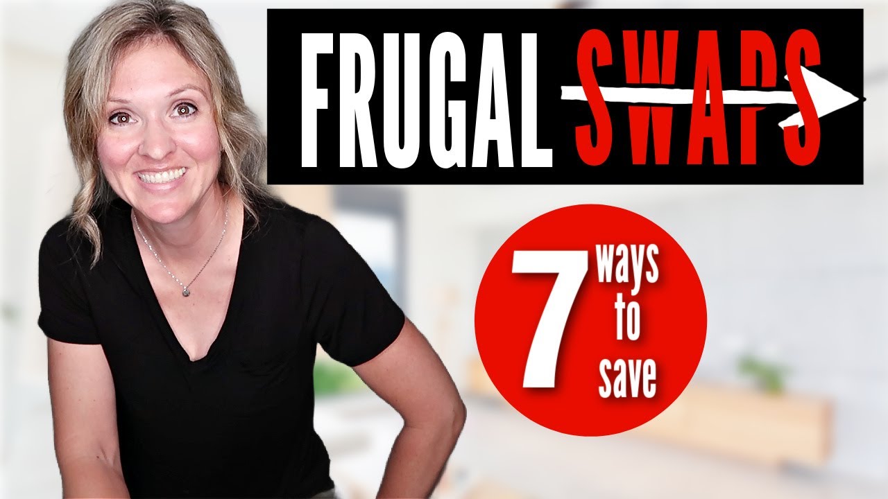 YouTube post by @FrugalFitMom for BetterHelp. Caption reads: Easy Frugal Swaps that save THOUSANDS in 2025 |....