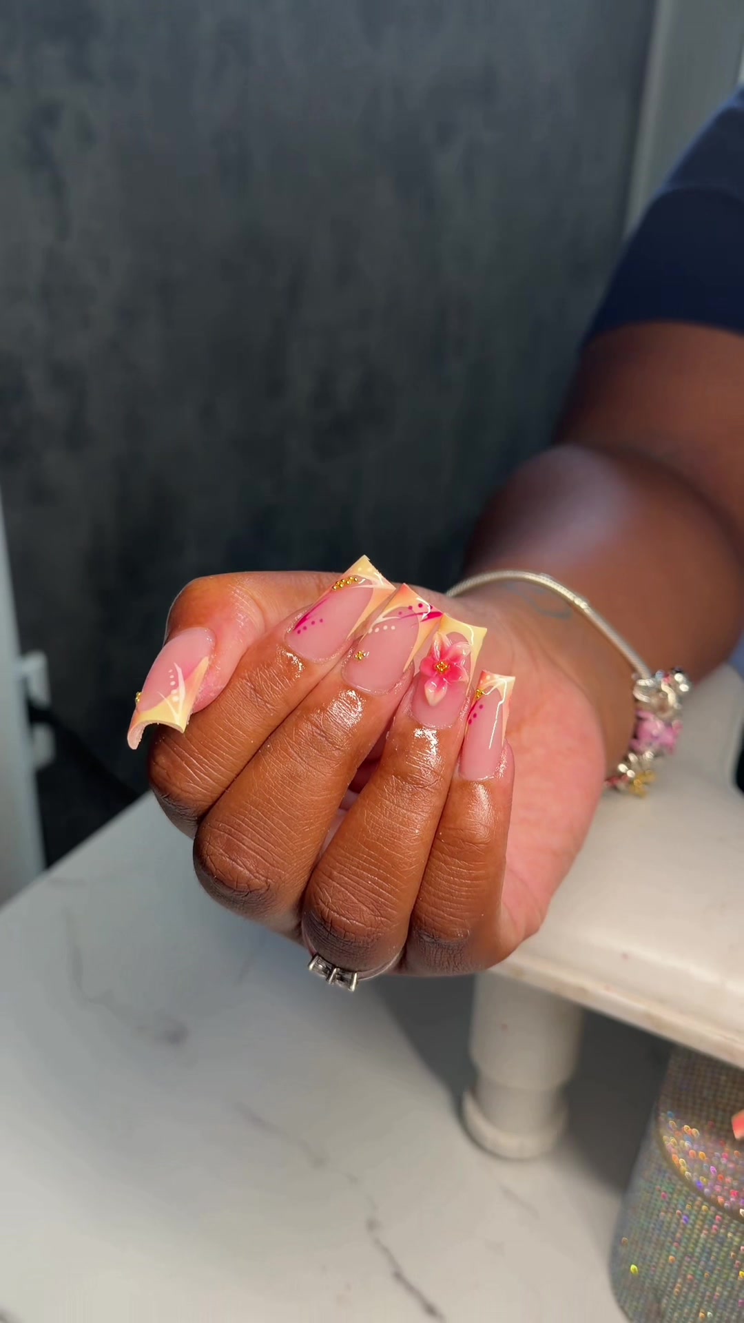 TikTok post by @mjsodiviine for GAOY. Caption reads: [...] (IG-@theebeautyfilezz) - Products used....