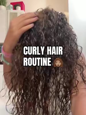 TikTok post by @k.liah10 for Bali Curls. Caption reads: @Bali Curls #balicurls #collab #faitespasflopsvp....