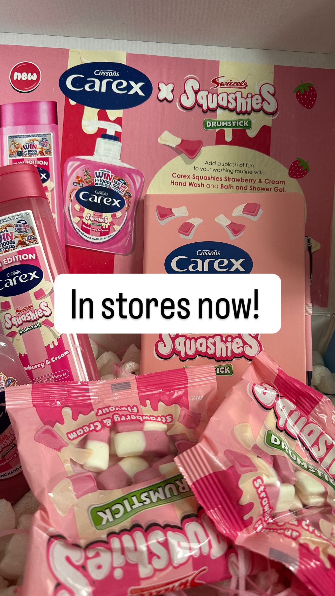 Instagram post by @mummydiarys for Carex. Caption reads: AD 
@homebargains @carexuk @squashies_sweets....