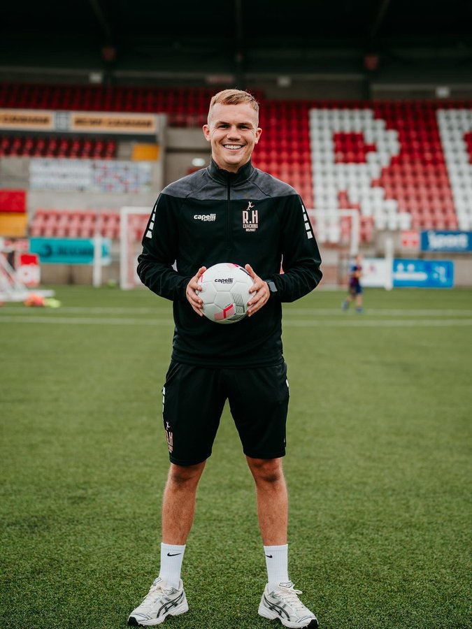 Instagram post by @rhcoaching_ for Capelli Sport. Caption reads: [...] to partner up with our new brand....