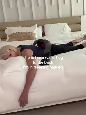 TikTok post by @getfitbycindys for Nekteck. Caption reads: NEKTECK Shiatsu Neck and Back Massager with [...].