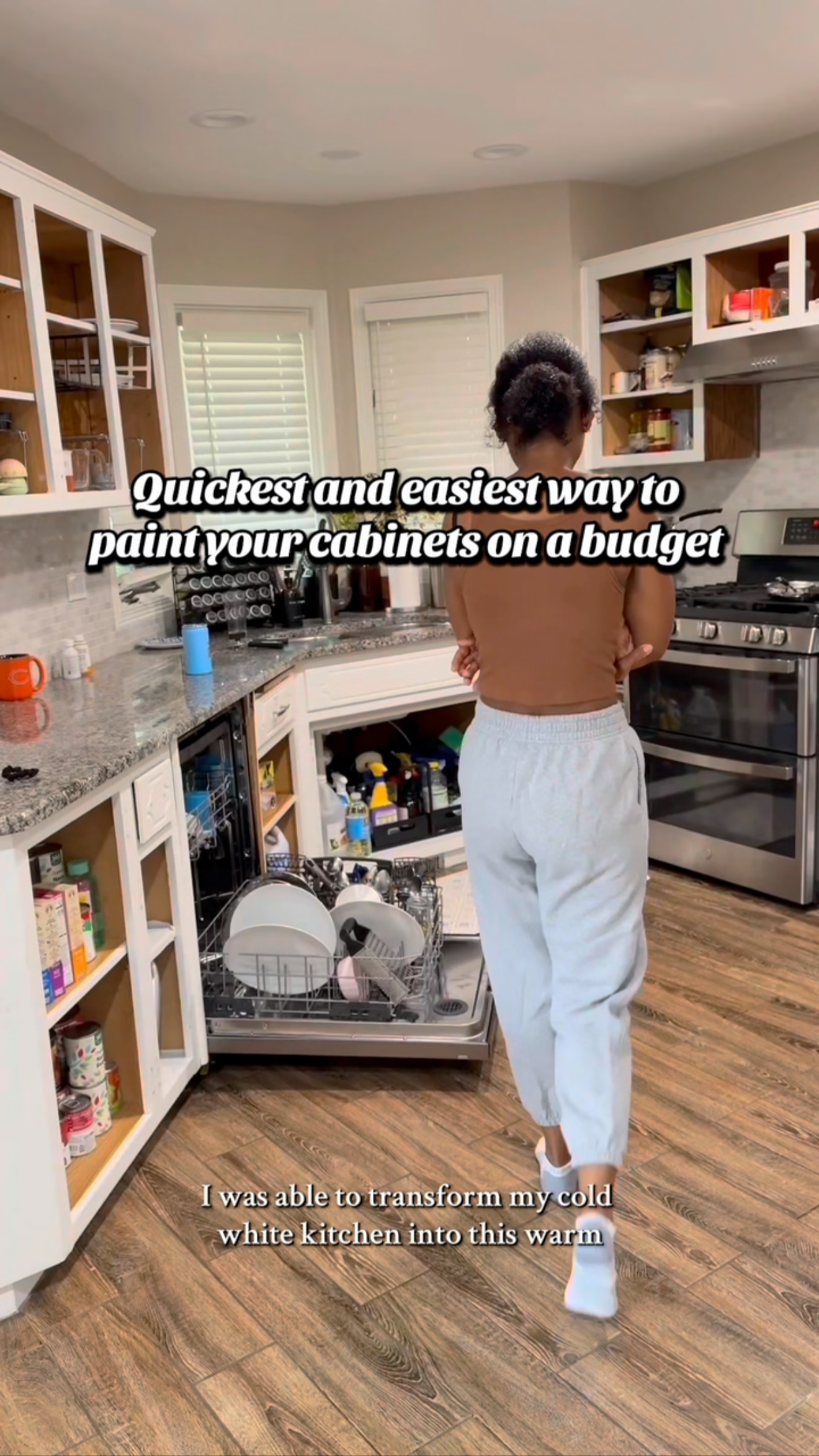 Instagram post by @momlife_of01 for Beyond Paint. Caption reads: Amazing what some @beyondpaintdiy and hardware can....