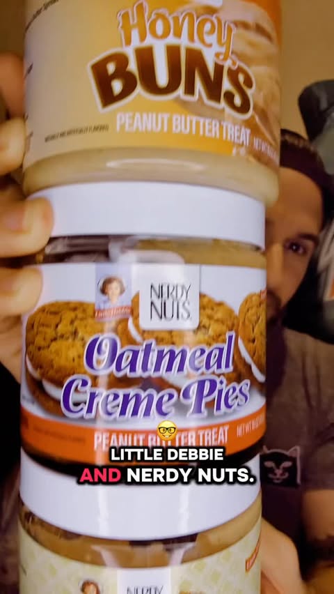 Instagram post by an influencer for Little Debbie. Caption reads: Nerdy Nuts X Little Debbie! (Thanks @nerdy_nuts &....