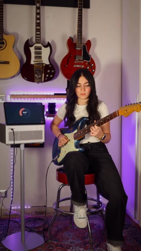 Instagram post by @federicagolisano for LAVA MUSIC. Caption reads: Improv on LAVA STUDIO @lavamusicofficial 

The....