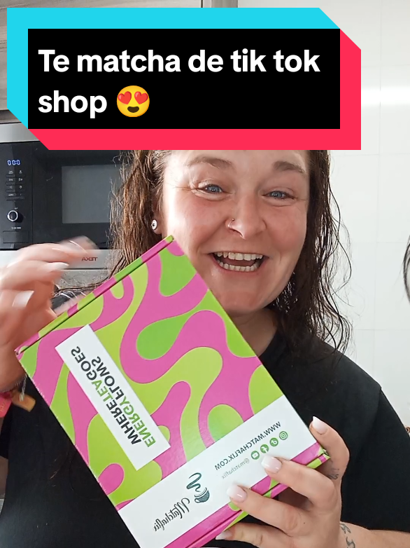 TikTok post by @anitaalexiayaisha for Matchaflix. Caption reads: Te matcha buenísimo 🥰de tik tok shop #matchaflix....