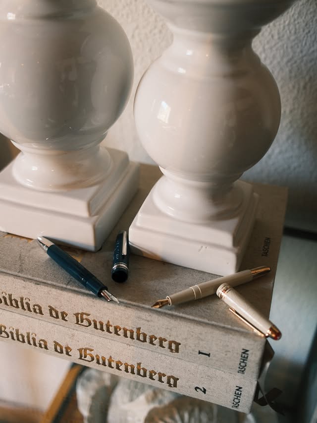 Instagram post by @vitalvillarrubia for Montblanc. Caption reads: [...] Some are written in who we choose.....