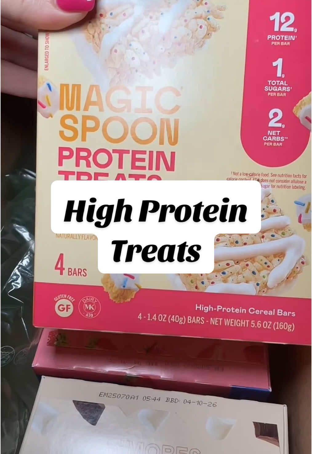 TikTok post by @mrsedwards2020 for Magic Spoon. Caption reads: [...] the sugar crash? 🍨✨ @Magic Spoon Dessert....