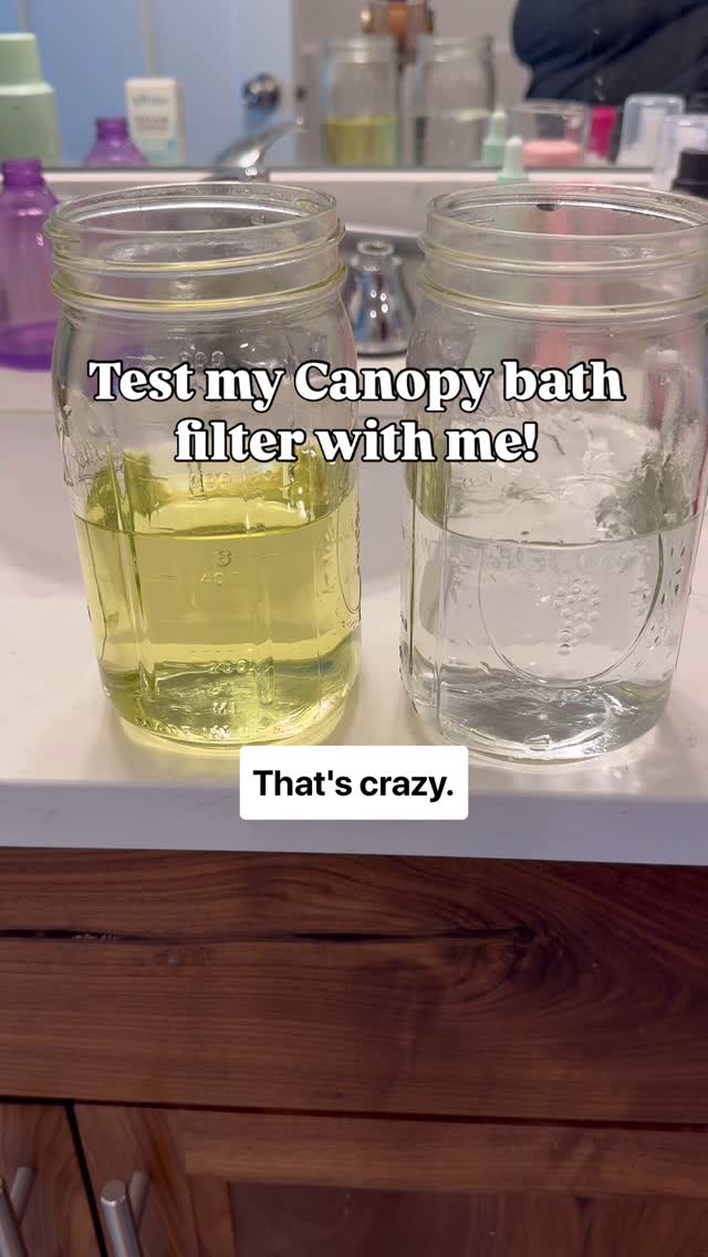 Instagram post by @ciaradeanne for Canopy. Caption reads: [...] water that had been filtered with....
