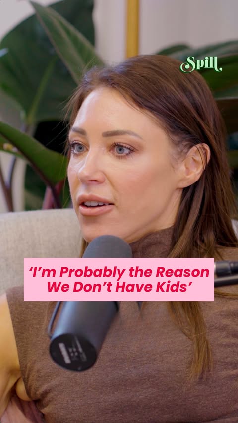 Instagram post by @spill__podcast for Tinder. Caption reads: She’s built an empire on style, substance, and....