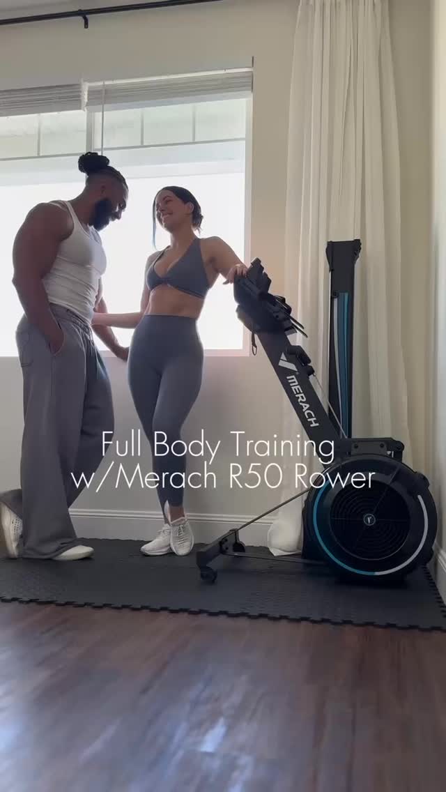 Instagram post by @shailey_ for MERACH. Caption reads: We’ve definitely been on our rowing game lately....