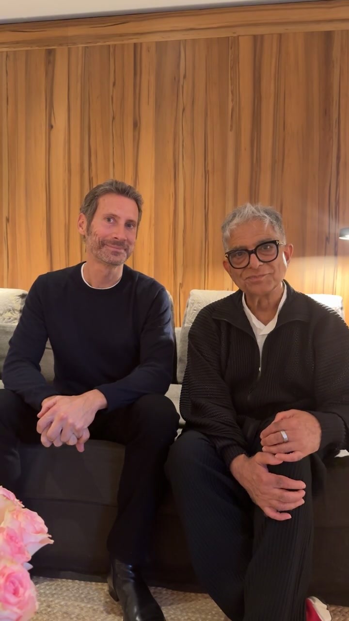 Instagram post by @charlesrosier for Augustinus Bader. Caption reads: Introducing behind the scenes of....