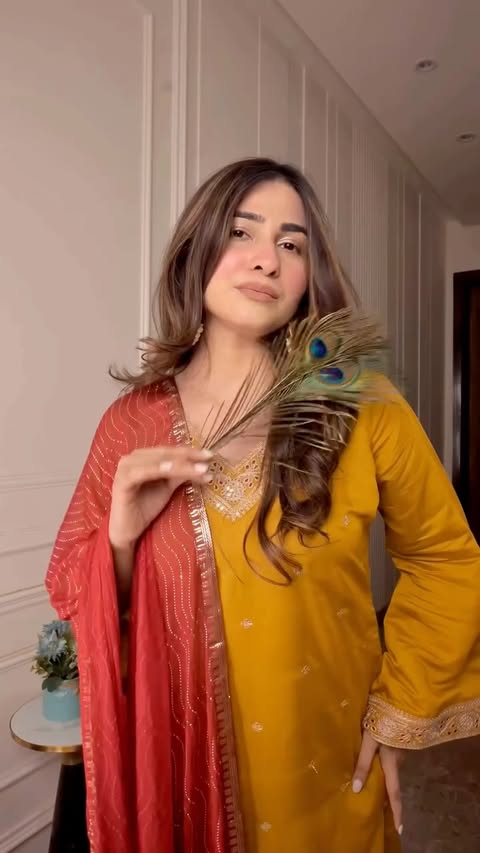 Instagram post by @shivani__kapoor for Libas. Caption reads: [...] link to shop these festive fits from....