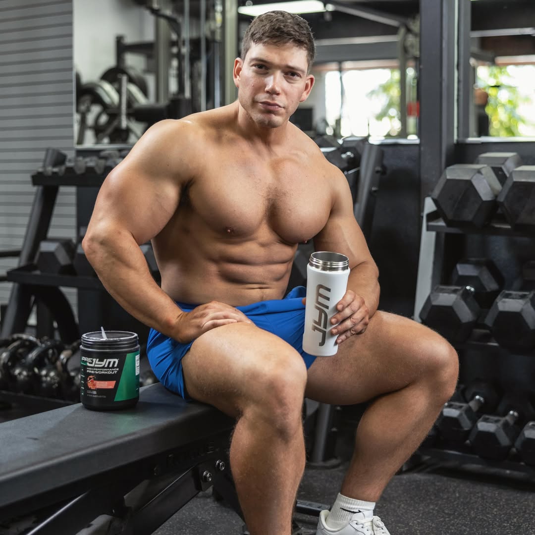 Instagram post by @diesel.josh for JYM Supplement Science. Caption reads: Looking to take your workouts to the next level?....