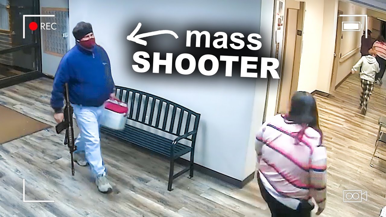 YouTube post by @DrInsanityCrime for BetterHelp. Caption reads: How Cops Captured The Minnesota Mass Shooter.