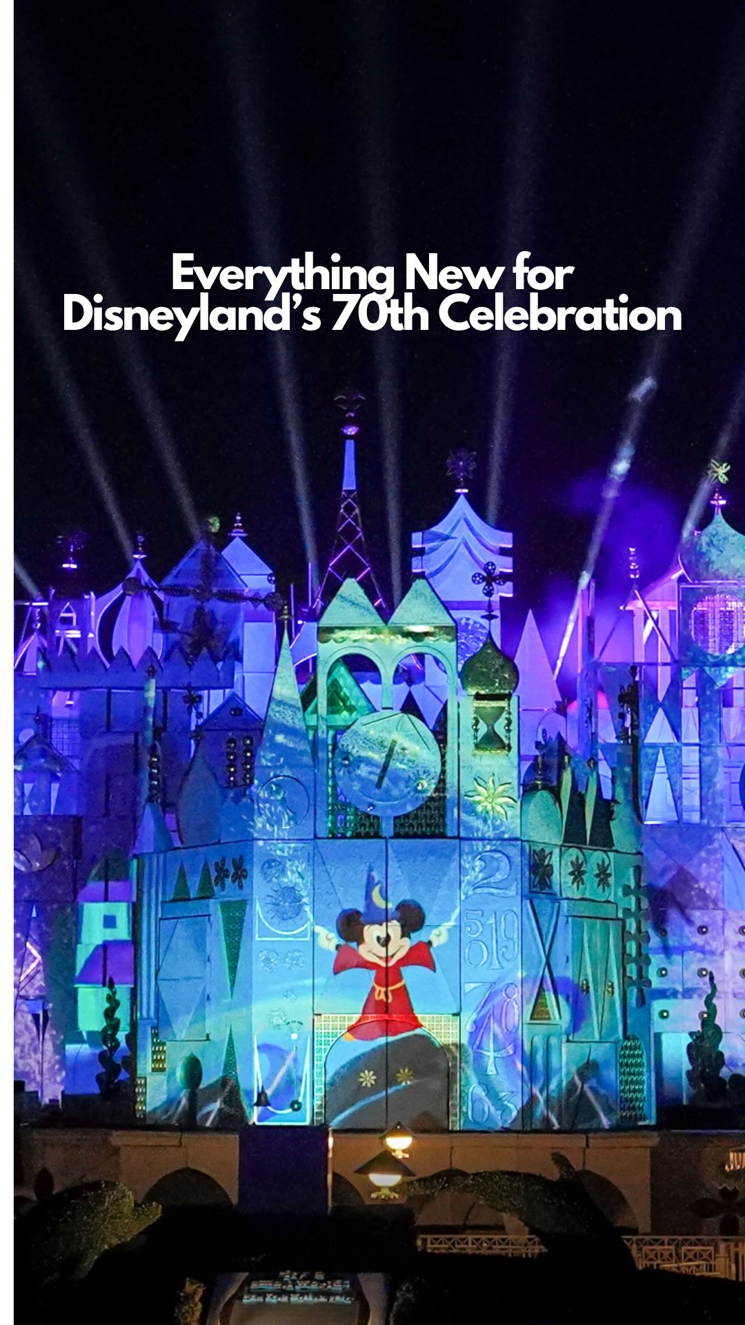 Instagram post by @mickeyvisit for Visit Anaheim. Caption reads: [...] celebrations. We partnered with Visit....