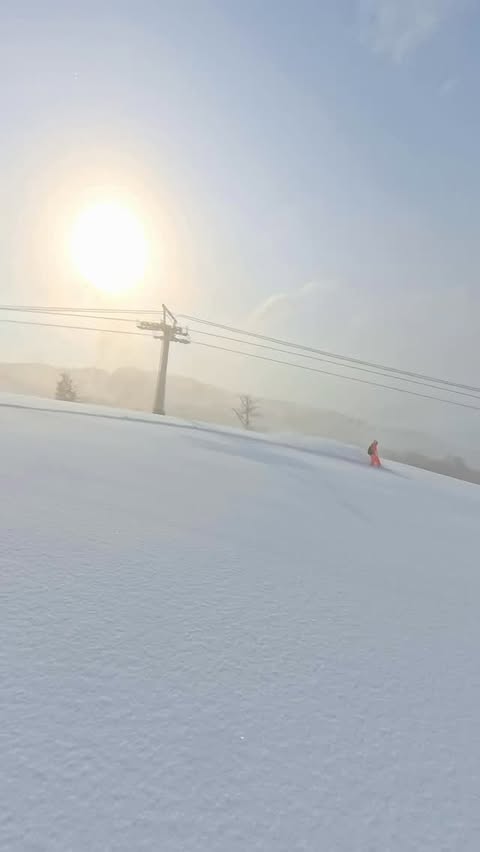 Instagram post by @halubekumagai for Nitro Snowboards. Caption reads: I’m so grateful to be living a life where I get to....