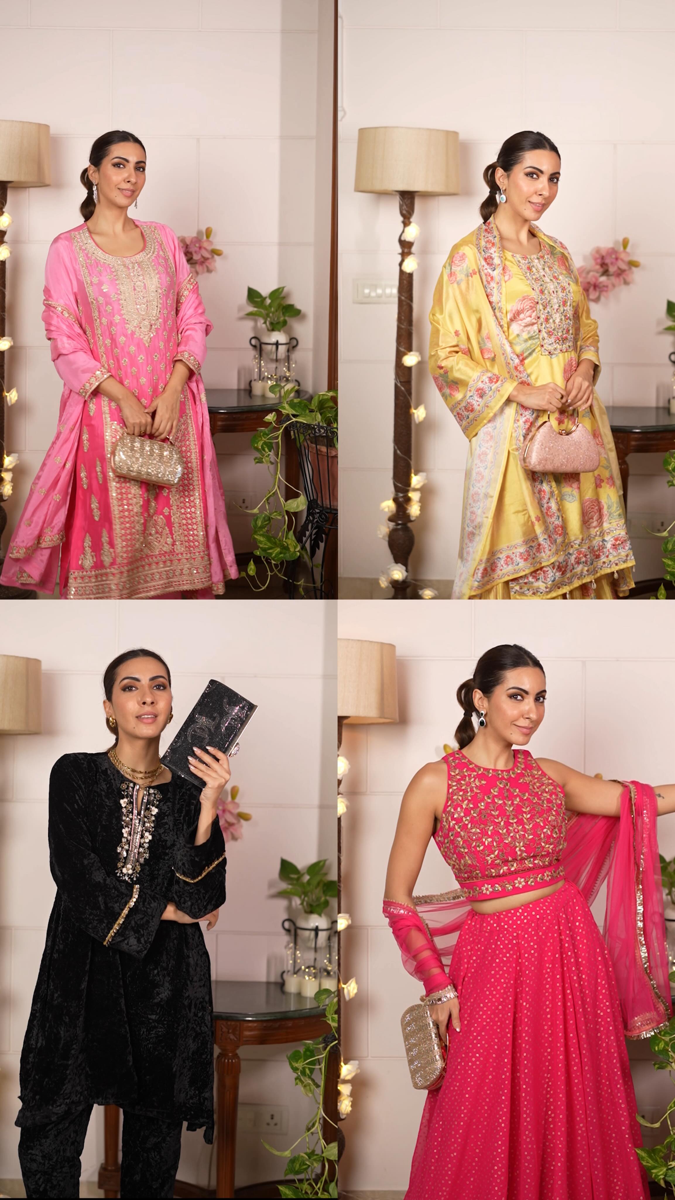 Instagram post by @nikimehra for Shoppers Stop. Caption reads: Let me be your wedding stylist 💁🏻‍♀️

Because....