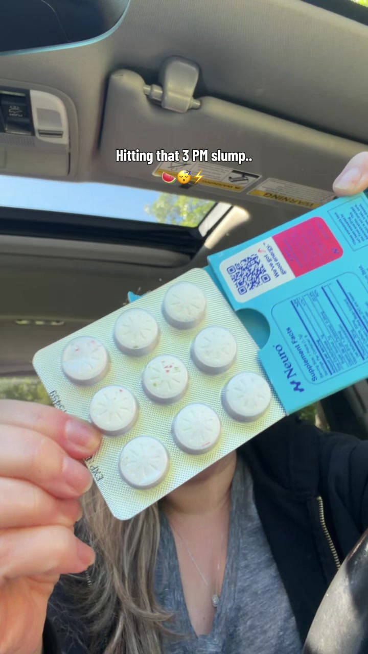 TikTok post by @jackieg01 for Neuro. Caption reads: This neuro gum gives you that instant wake up for....