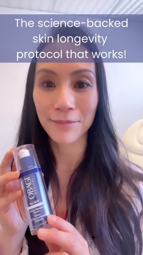 Instagram post by @ingridyangmd for Obagi Medical. Caption reads: [...] to healthier skin. So I tested Obagi....