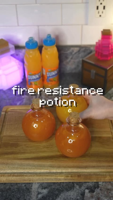 Instagram post by @hannahxxrose for SUNNYD. Caption reads: Potion Brewing IRL ft. @sunnydofficial 🧡 #ad....