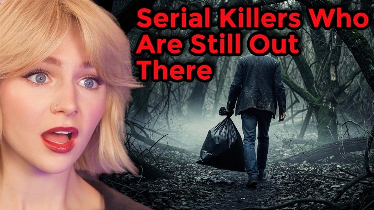 YouTube post by @kallmekris for Surfshark. Caption reads: 3 UNCAUGHT Serial Killers.