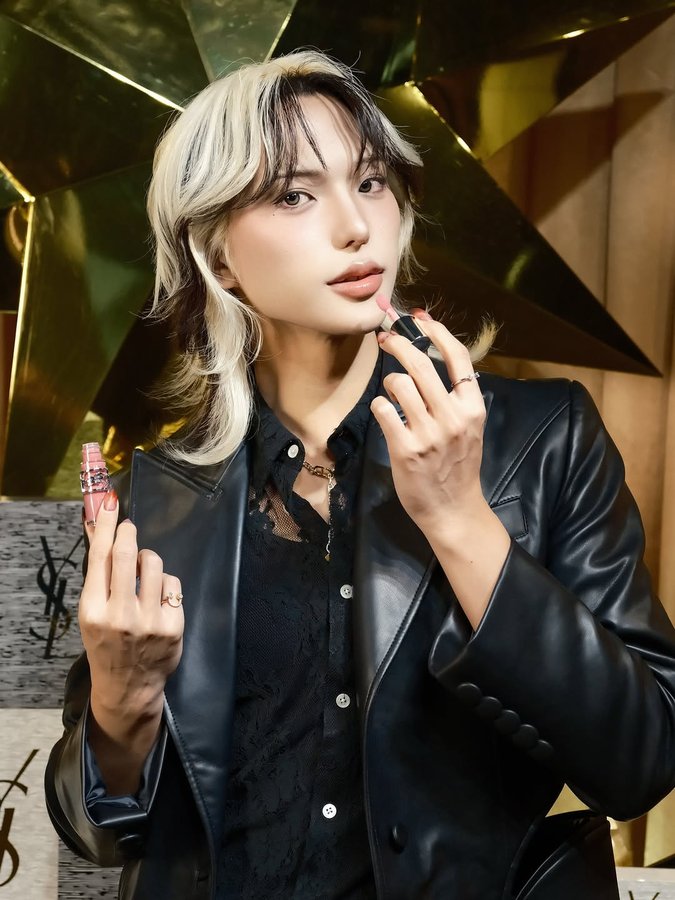 Instagram post by @zuttijapanese for YSL Beauty. Caption reads: [...]....