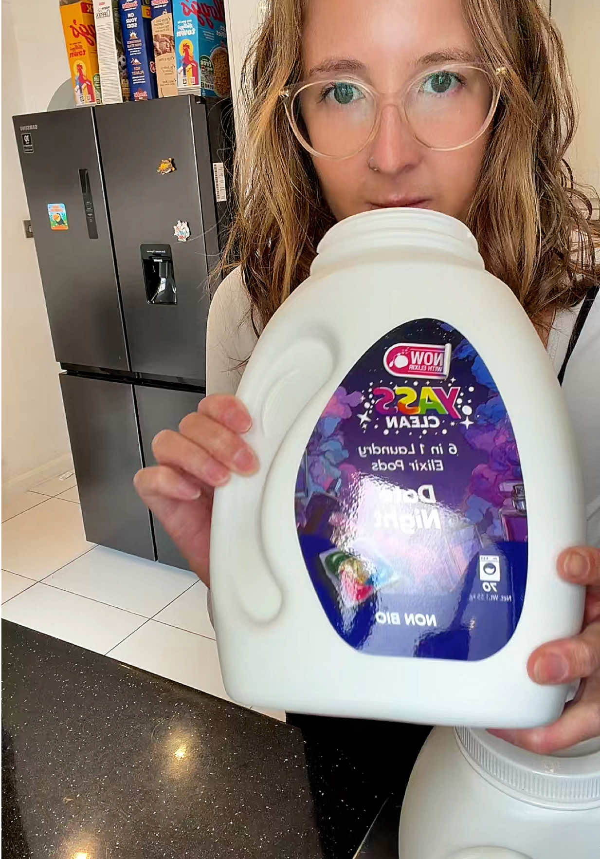 TikTok post by @thepennyfam for Yass Clean. Caption reads: We absolutely love @Yass Clean there products....