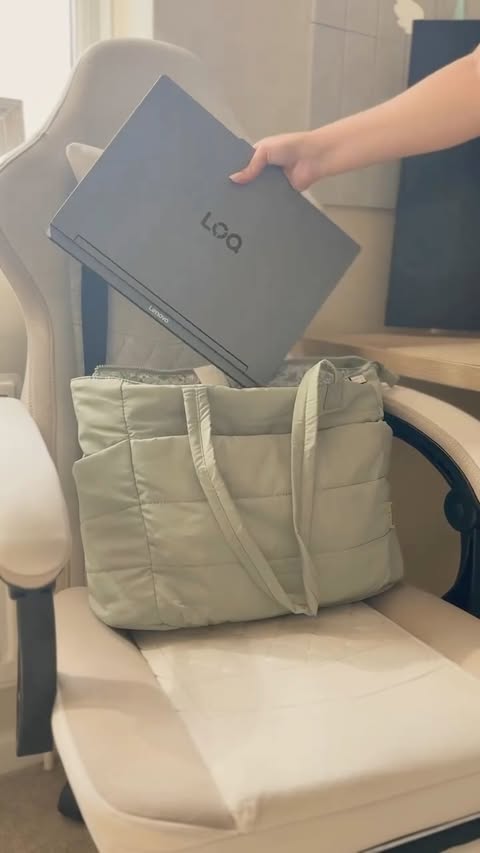 Instagram post by @cozymegy for Lenovo Legion. Caption reads: New semester, new setup 🍂✨ September comes with....