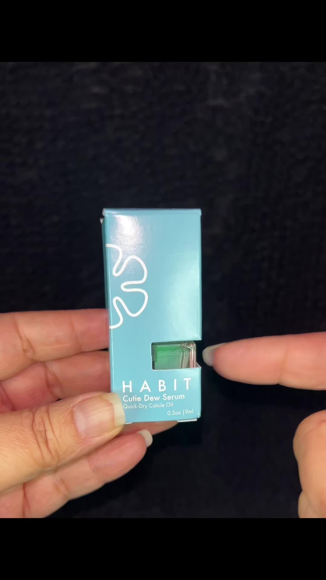TikTok post by @bevergvm4zg for Habit Cosmetics. Caption reads: @Habit Cosmetics - ##Vegan and Cruelty-Free##: All....