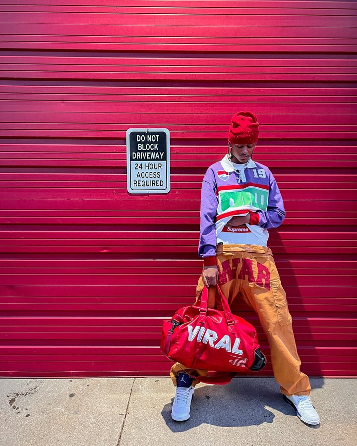 Instagram post by @m3hkii for Supreme. Caption reads: GÏFTED..