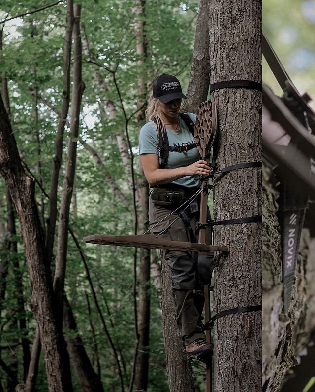 Instagram post by @renflatland for Novix Outdoors. Caption reads: [...] excited to be partnered up with....