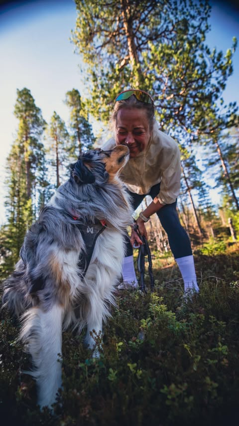 Instagram post by @mimmikotka for Dacia. Caption reads: Our fav local trail is finally snow free ✨ If you....