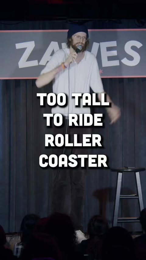 Instagram post by @liamjnelson for American Tall. Caption reads: You must be this tall to ride but this short to....