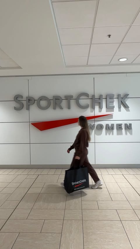 Instagram post by @almostffamous for Sport Chek. Caption reads: [...] means prioritizing my fitness. The....