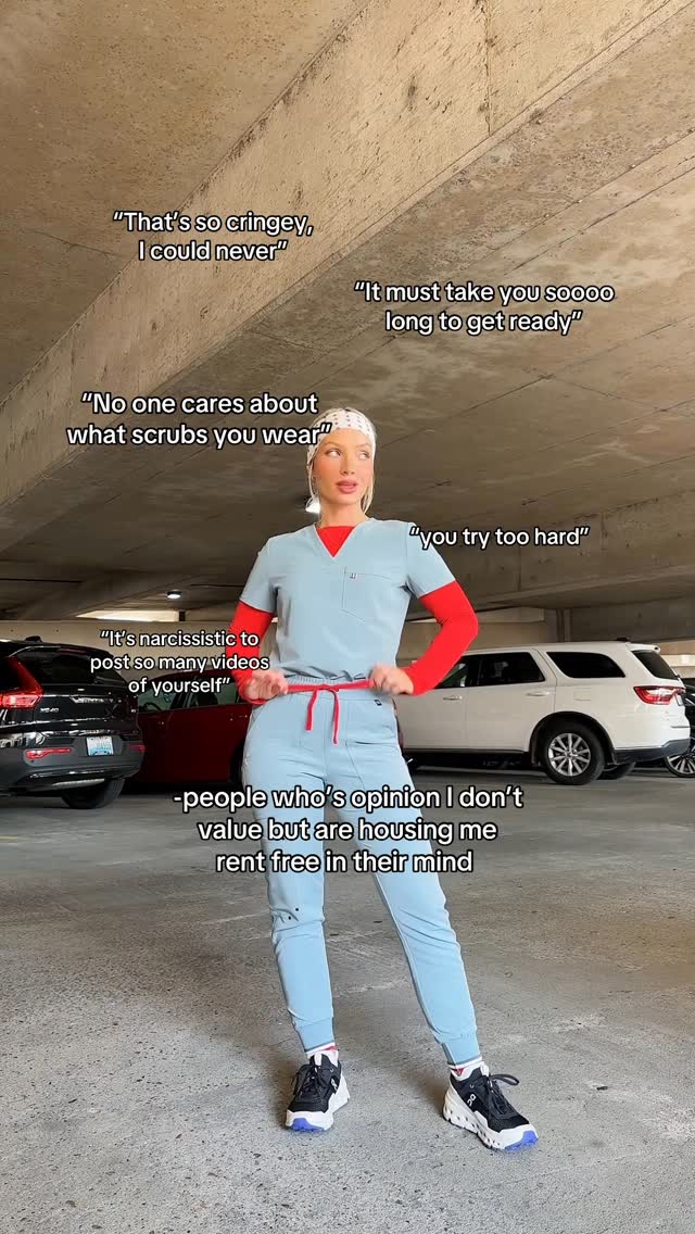 Instagram post by @morganemoses for Mediclo. Caption reads: [...] where that came from 😘

Scrubs from....