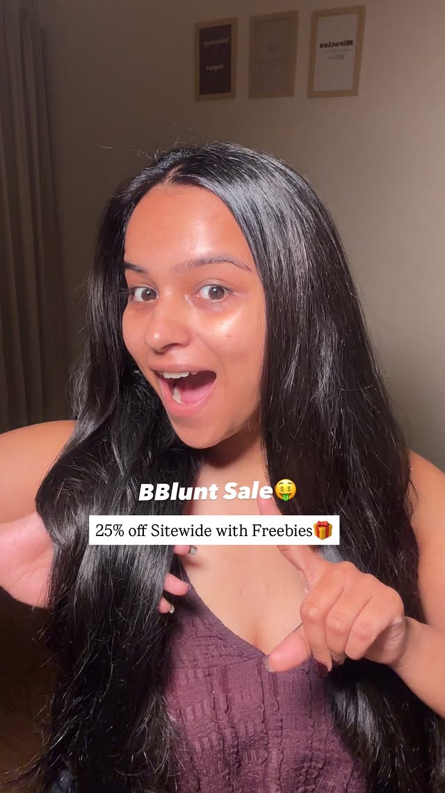 Instagram post by @blooom_with.shruti for BBlunt. Caption reads: [...] until I simplified my routine. 💭💜 The....