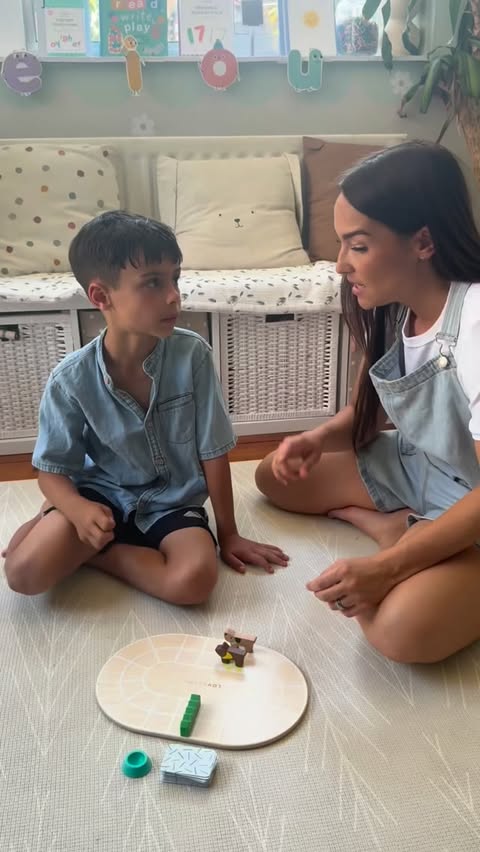 Instagram post by @littlehappylearners for Lovevery. Caption reads: [...] are in place. We’ve been using the Lovevery....