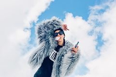 Instagram post by @imcannabess for STIIIZY. Caption reads: Head in the clouds? No way, I’m making my own....