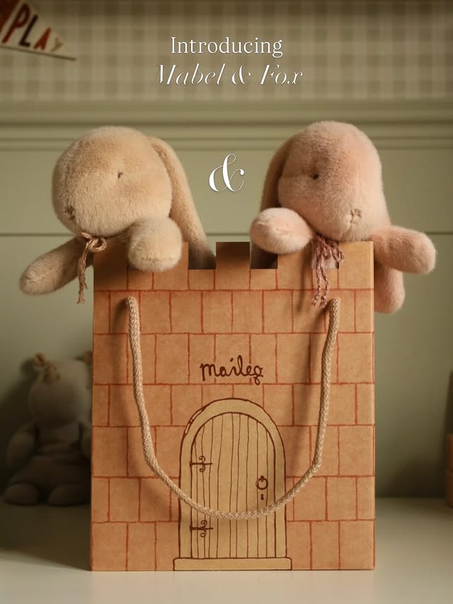 Instagram post by @oursomersetnest for Mabel & Fox. Caption reads: Introducing @mabelandfox ‘s newest collection of....