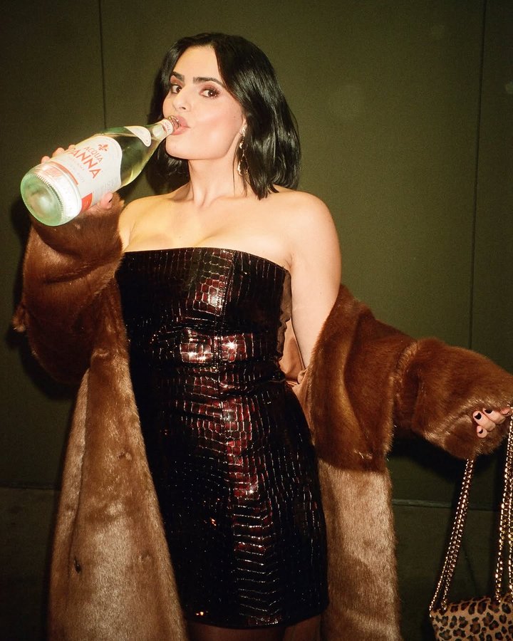 Instagram post by @navamau for Vanity Fair. Caption reads: [...] night out before everything....